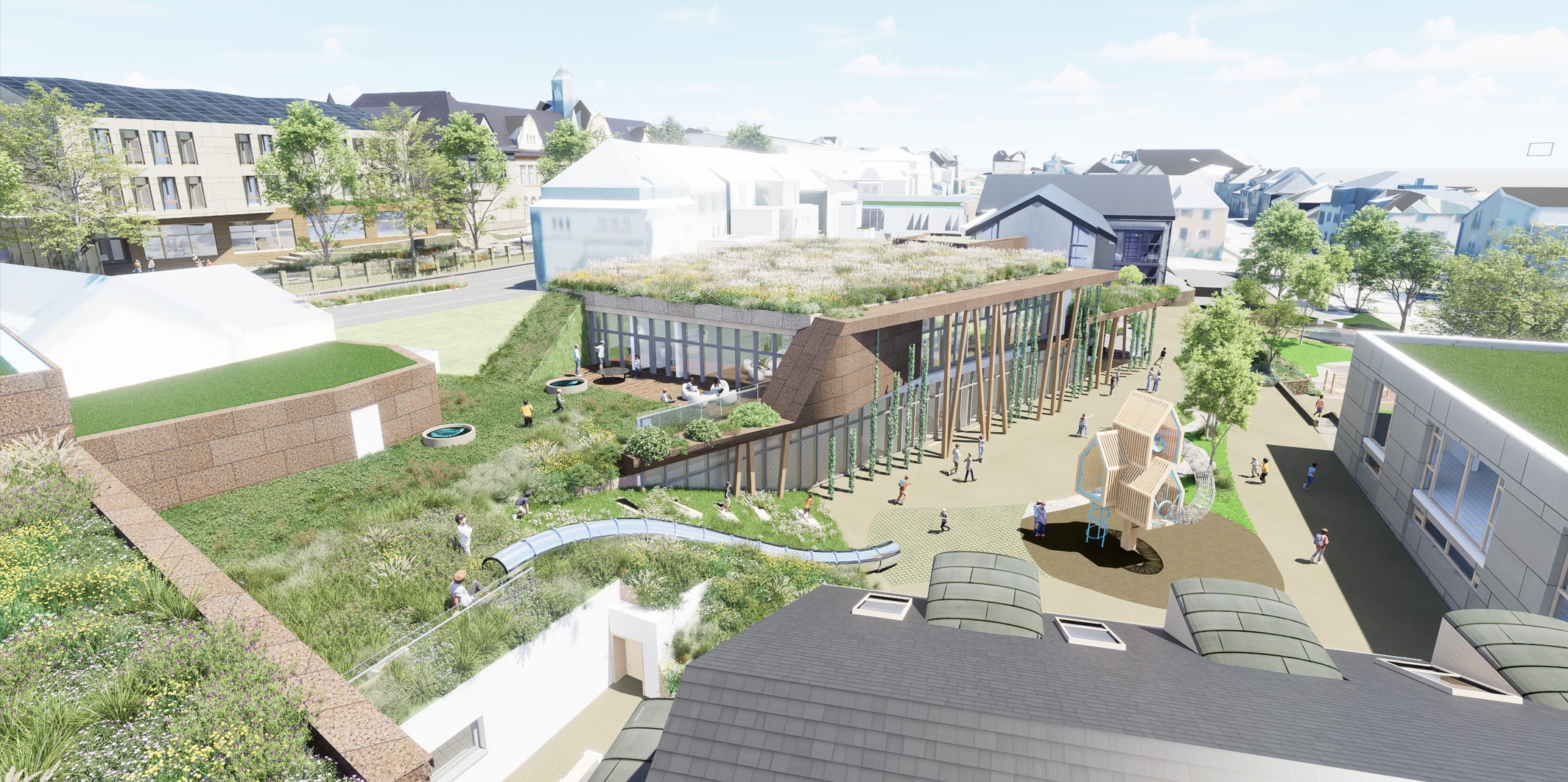 Menuiserie intérieure avec lumière naturelle