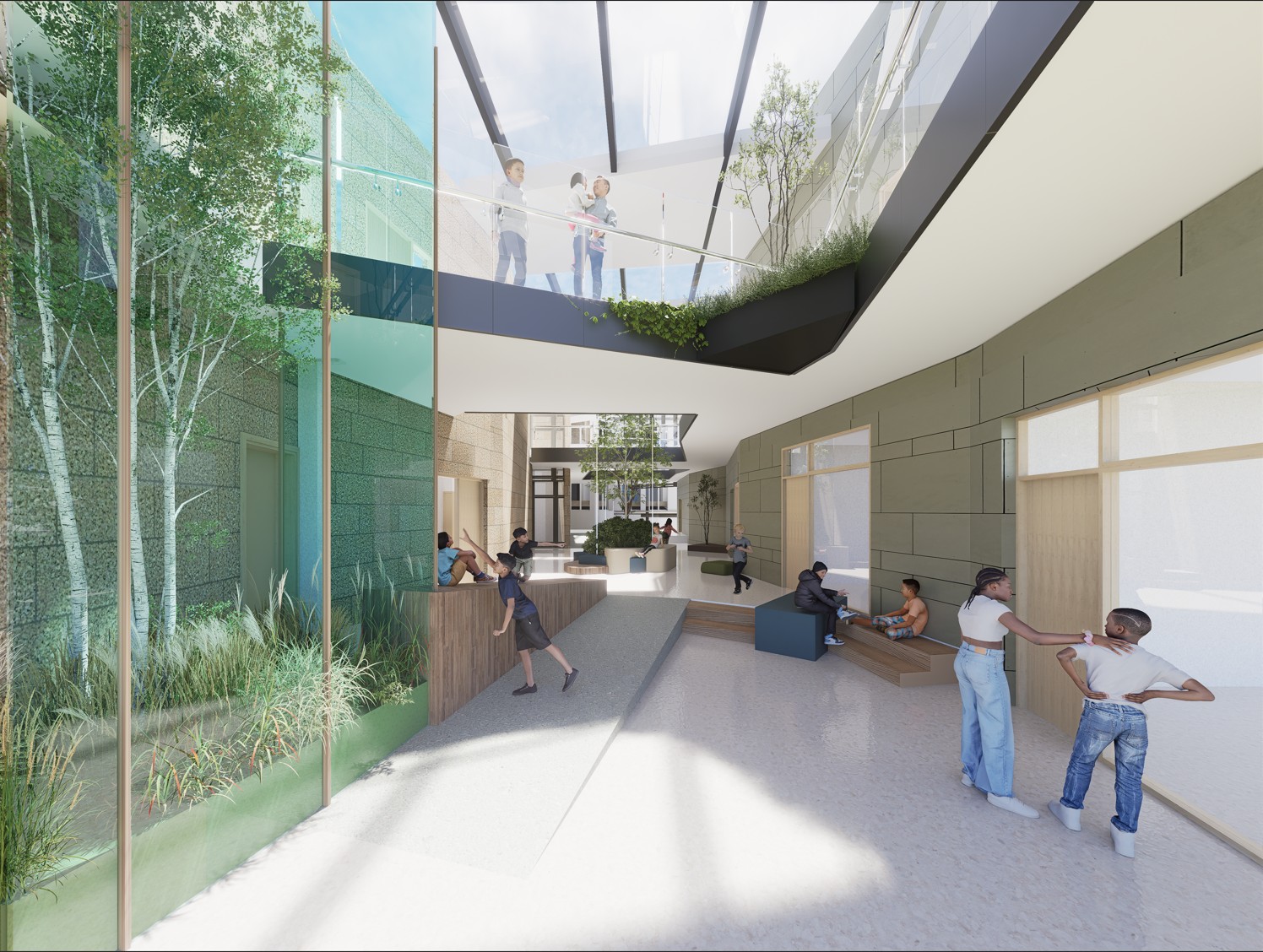 Finitions extérieures avec bardage métallique